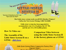 Tablet Screenshot of littlesistersystem.com